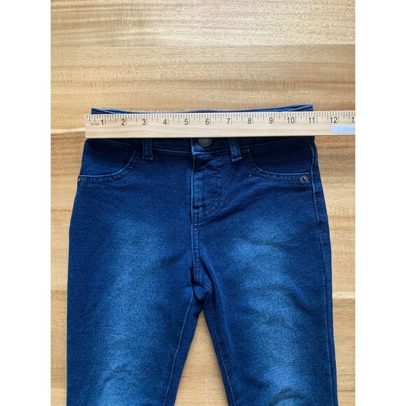 Cat & Jack Girls Blue Denim Leggings Cotton Blend Stretchy Size Small 6-6X - Picture 7 of 11